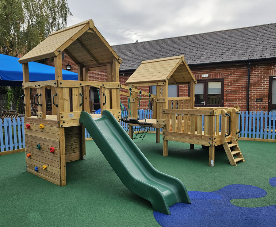 ACTIVE Clifton play tower – Triple platform: 1.2m, 0.9m, 0.6m platform height