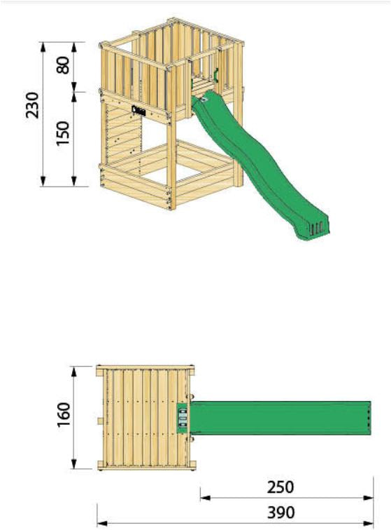 Hy-land P1 Climbing Frame
