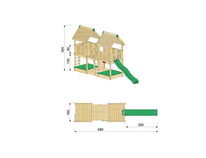 Hy-land P4 Climbing Frame
