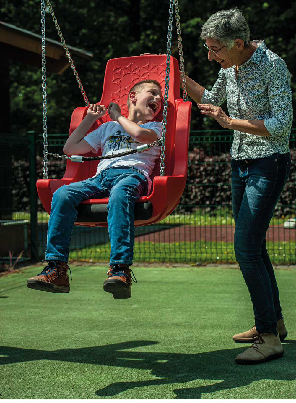 KBT Inclusive Swing Seat with Stainless Steel Chains