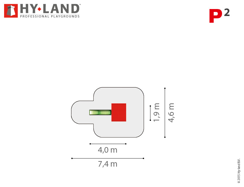 Hy-land P2 Climbing Frame
