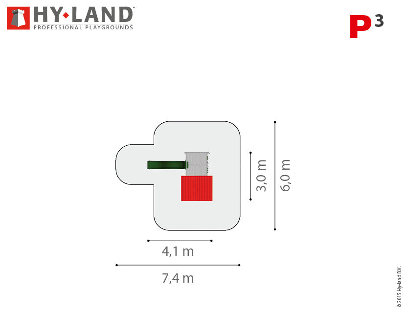 Hy-land P3 Climbing Frame