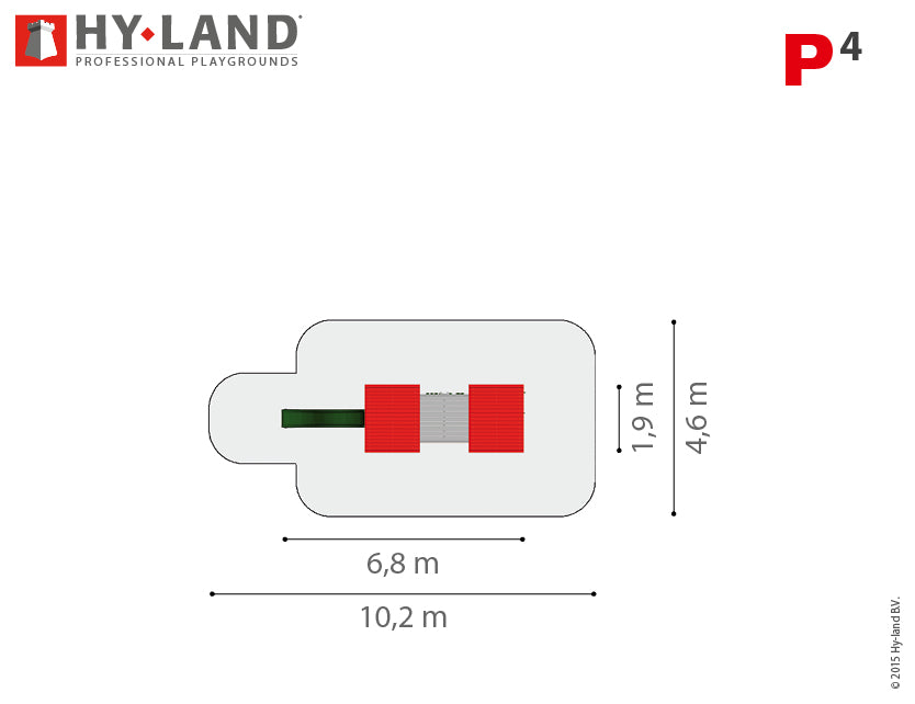 Hy-land P4 Climbing Frame