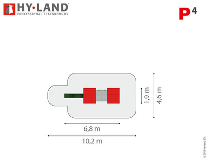 Hy-land P4 Climbing Frame