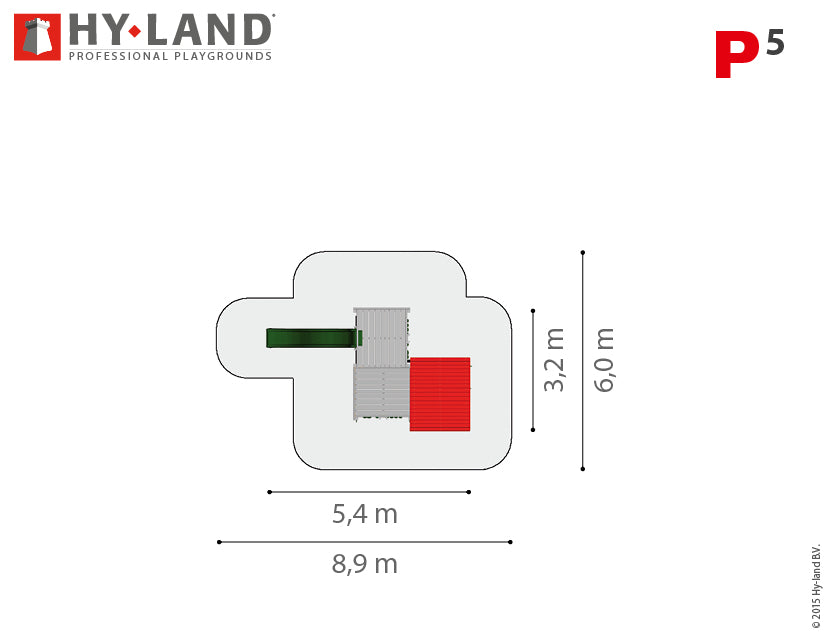 Hy-land P5 Climbing Frame