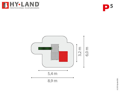 Hy-land P5 Climbing Frame