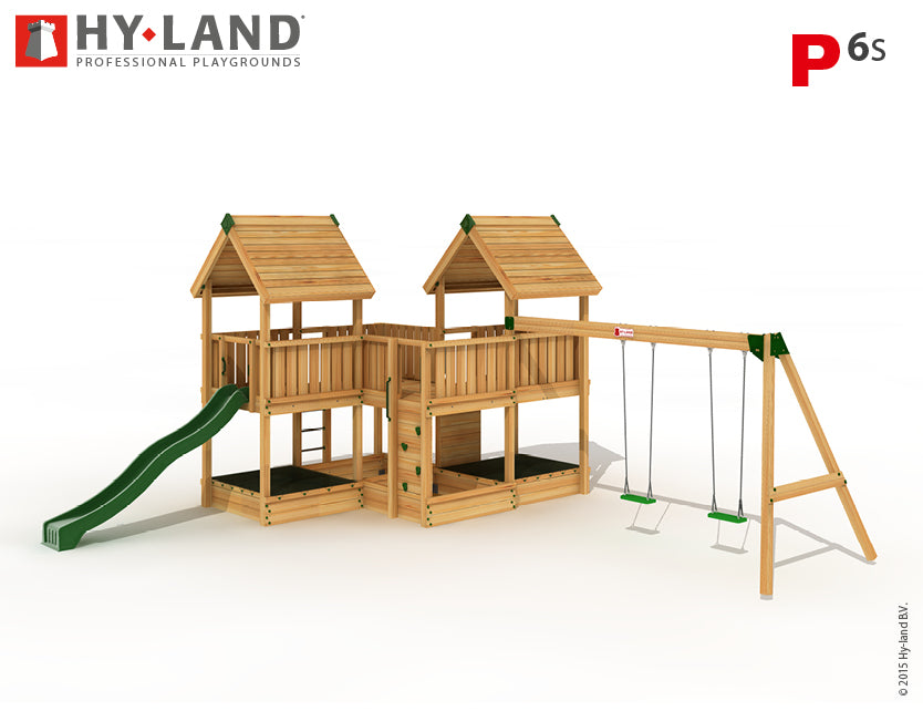 Hy-land P6S Climbing Frame with Swing Module