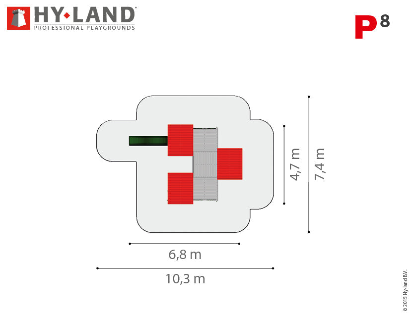 Hy-land P8 Climbing Frame