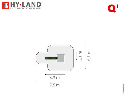 Hy-land Q1 Climbing Frame