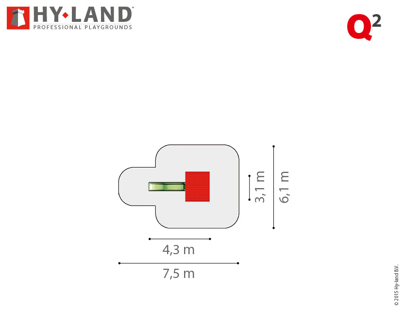 Hy-land Q2 Climbing Frame