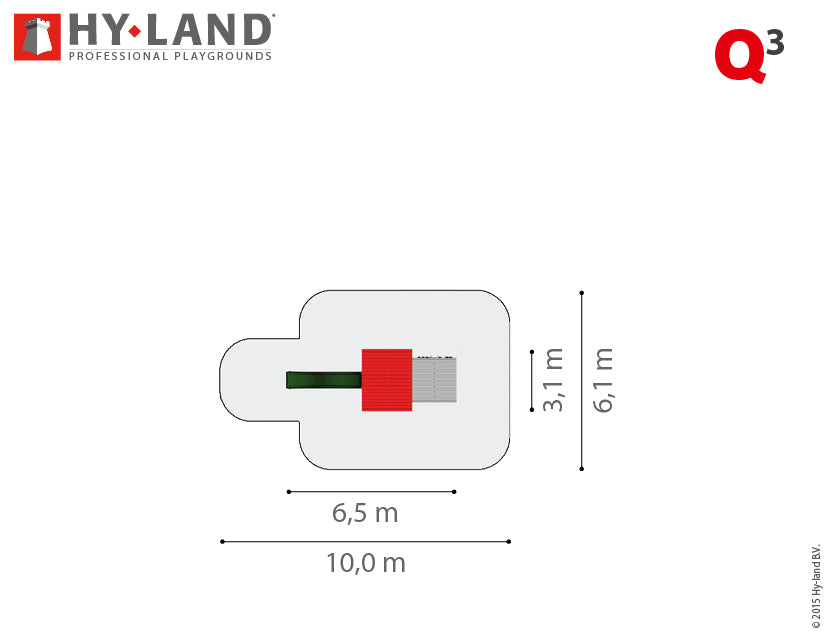 Hy-land Q3 Climbing Frame