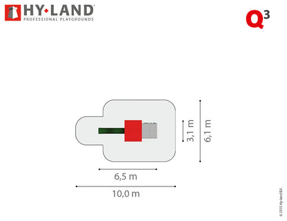 Hy-land Q3 Climbing Frame