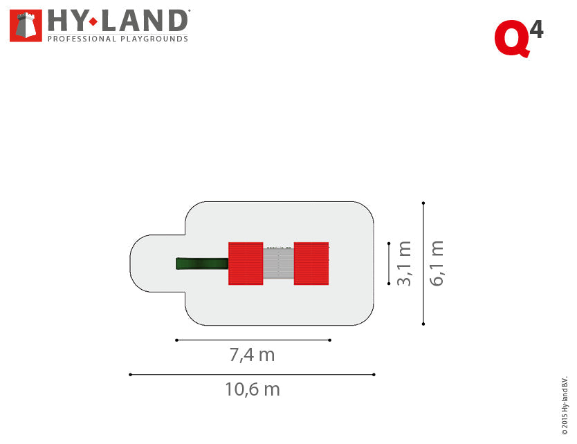 Hy-land Q4 Climbing Frame