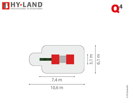 Hy-land Q4 Climbing Frame