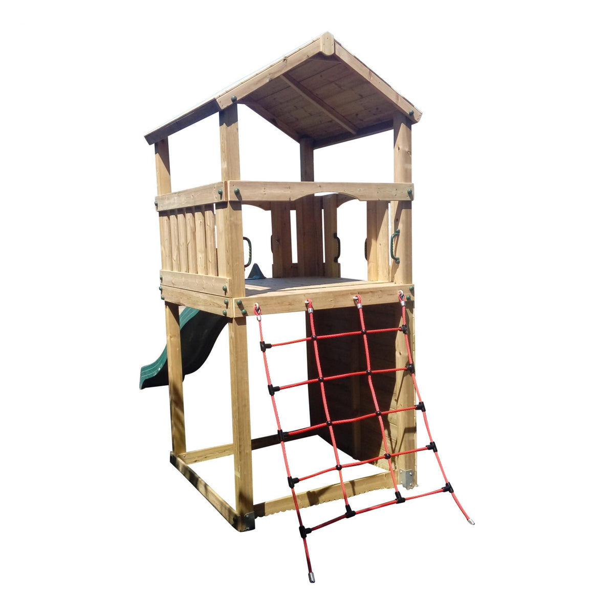 ACTIVE Pembridge Tower with slide, ladder, climbing wall and net