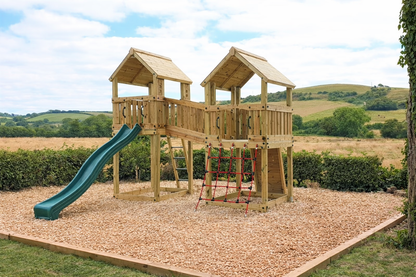 ACTIVE Hopton towers – 1.5 and 1.2m platform height, with slide, 3 accessories