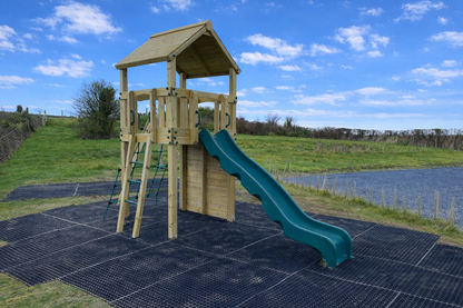 ACTIVE Pembridge Tower with slide, ladder, climbing wall and net