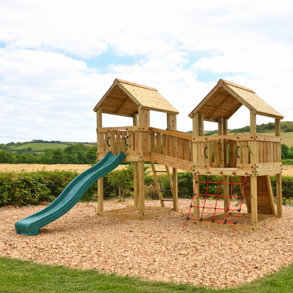 ACTIVE Hopton towers – 1.5 and 1.2m platform height, with slide, 3 accessories