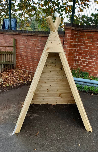 Active Wooden Tipi Play Structure – 1.4m x 1.4m