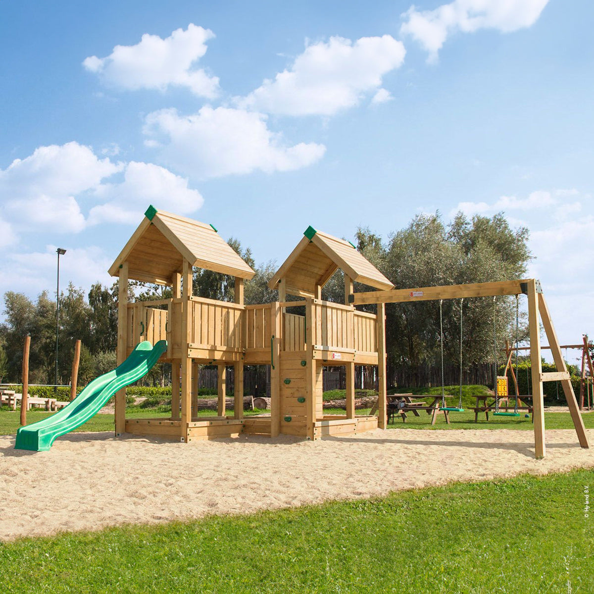 Hy-land P6S Climbing Frame with Swing Module