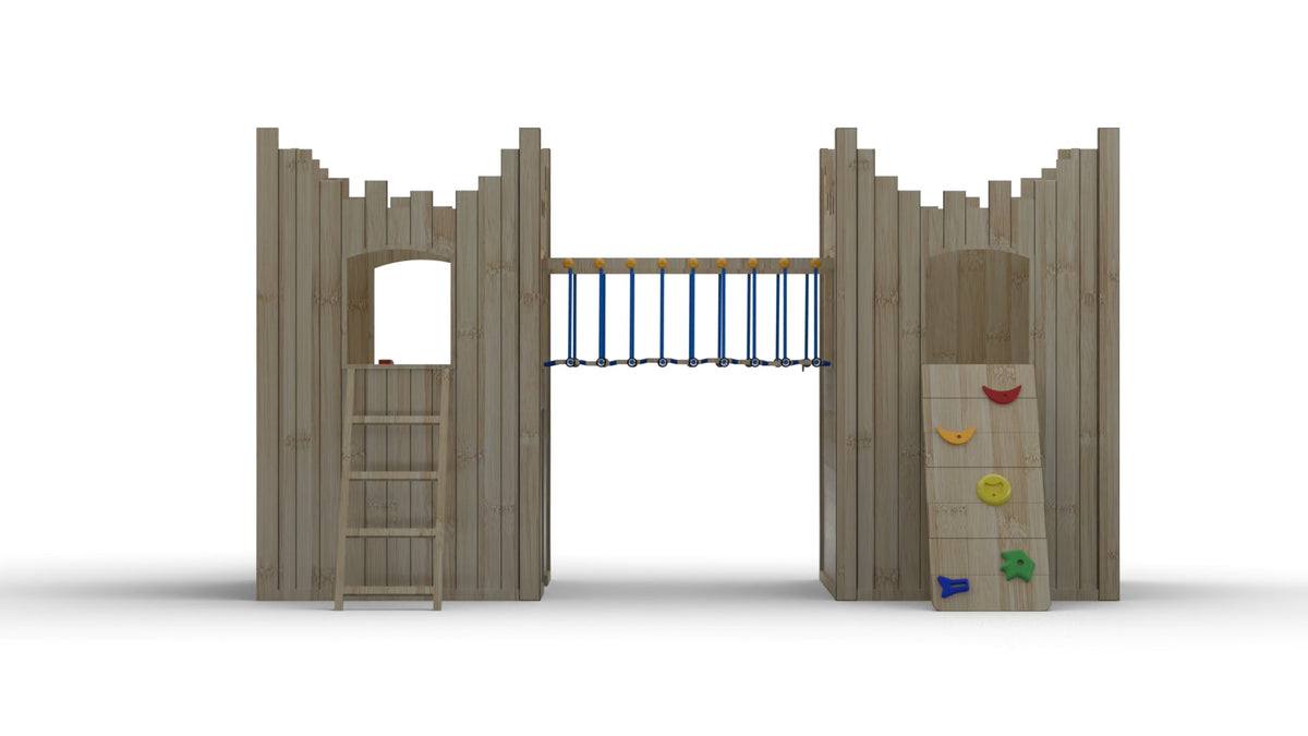 “Active” Double Castle. 125cm platform height. Ideal for commercial playgrounds