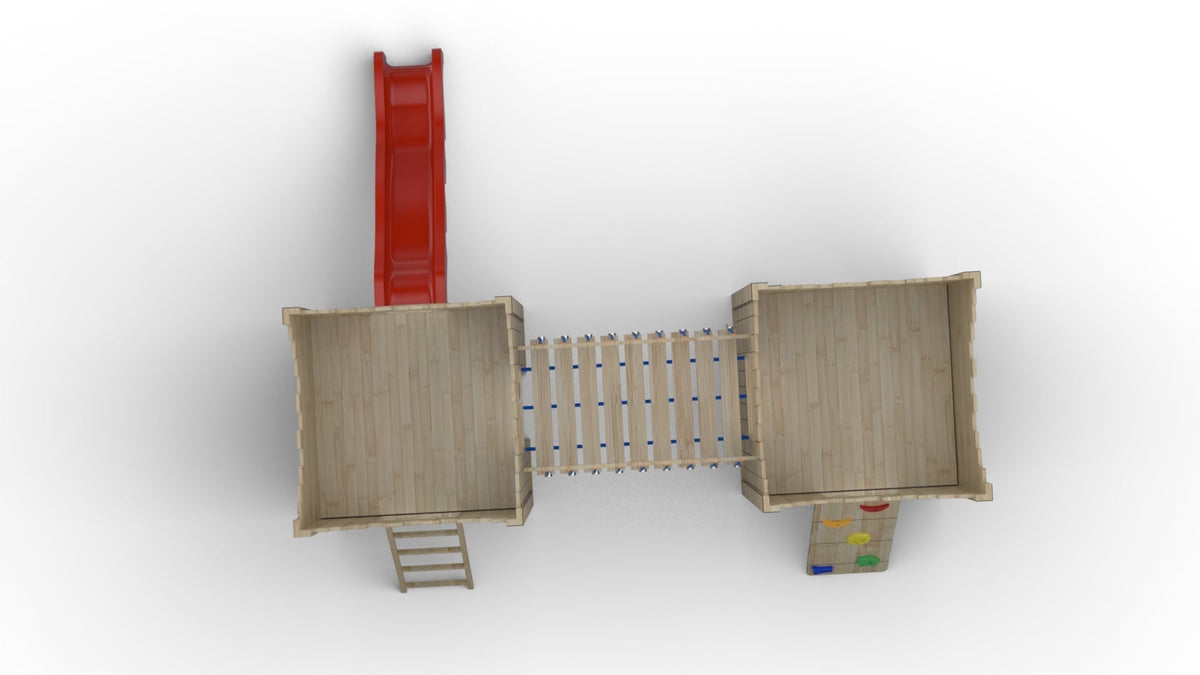 “Active” Double Castle. 125cm platform height. Ideal for commercial playgrounds