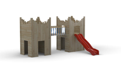 “Active” Double Castle. 125cm platform height. Ideal for commercial playgrounds