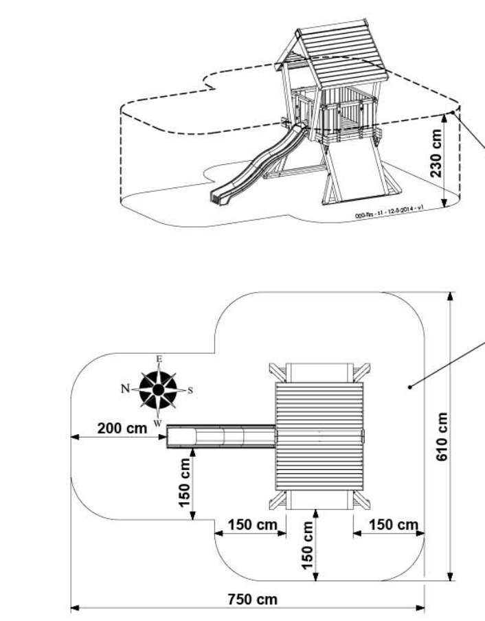 Hy-land Q2 Climbing Frame