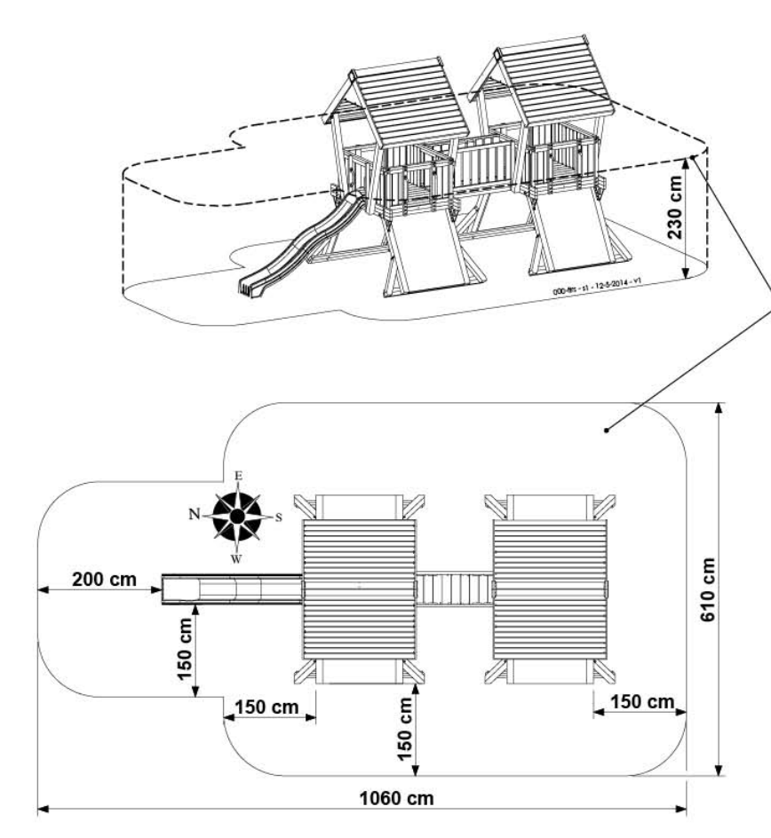 Hy-land Q4 Climbing Frame