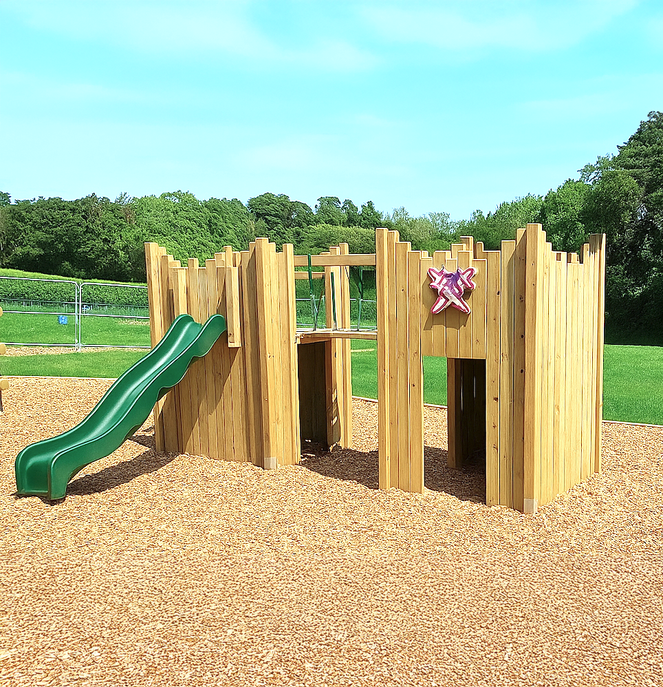 “Active” Double Castle. 125cm platform height. Ideal for commercial playgrounds