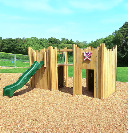 “Active” Double Castle. 125cm platform height. Ideal for commercial playgrounds