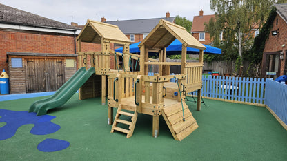 ACTIVE Clifton play tower – Triple platform: 1.2m, 0.9m, 0.6m platform height