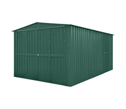 Globel 10 x 15 ft Dual Door Metal Workshop Garage