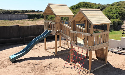ACTIVE Hopton towers – 1.5 and 1.2m platform height, with slide, 3 accessories