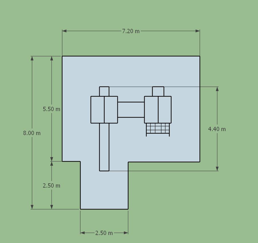 ACTIVE Hereford towers – 1.5 and 1.8m platform height, with slide, 3 accessories