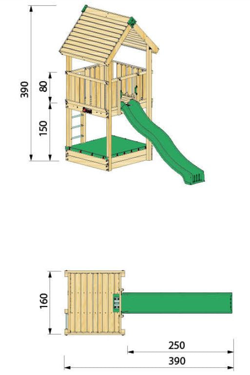 Hy-land P2 Climbing Frame