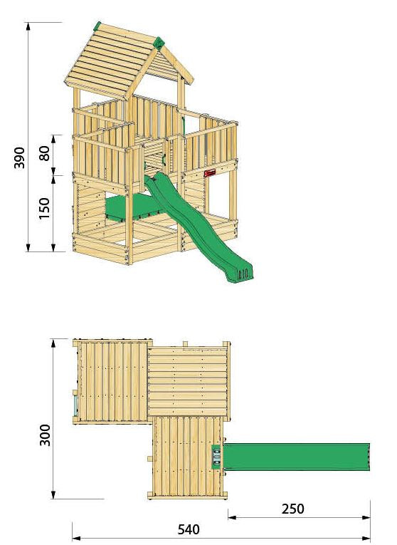 Hy-land P5 Climbing Frame