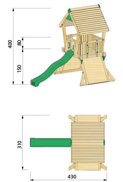 Hy-land Q2 Climbing Frame