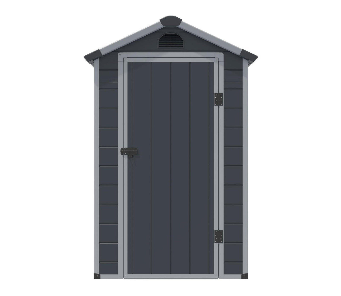 Rowlinson Airevale 4 x 6 ft Dark Grey Plastic Apex Shed