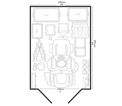 Suncast Tremont 8 x 10 ft Shed